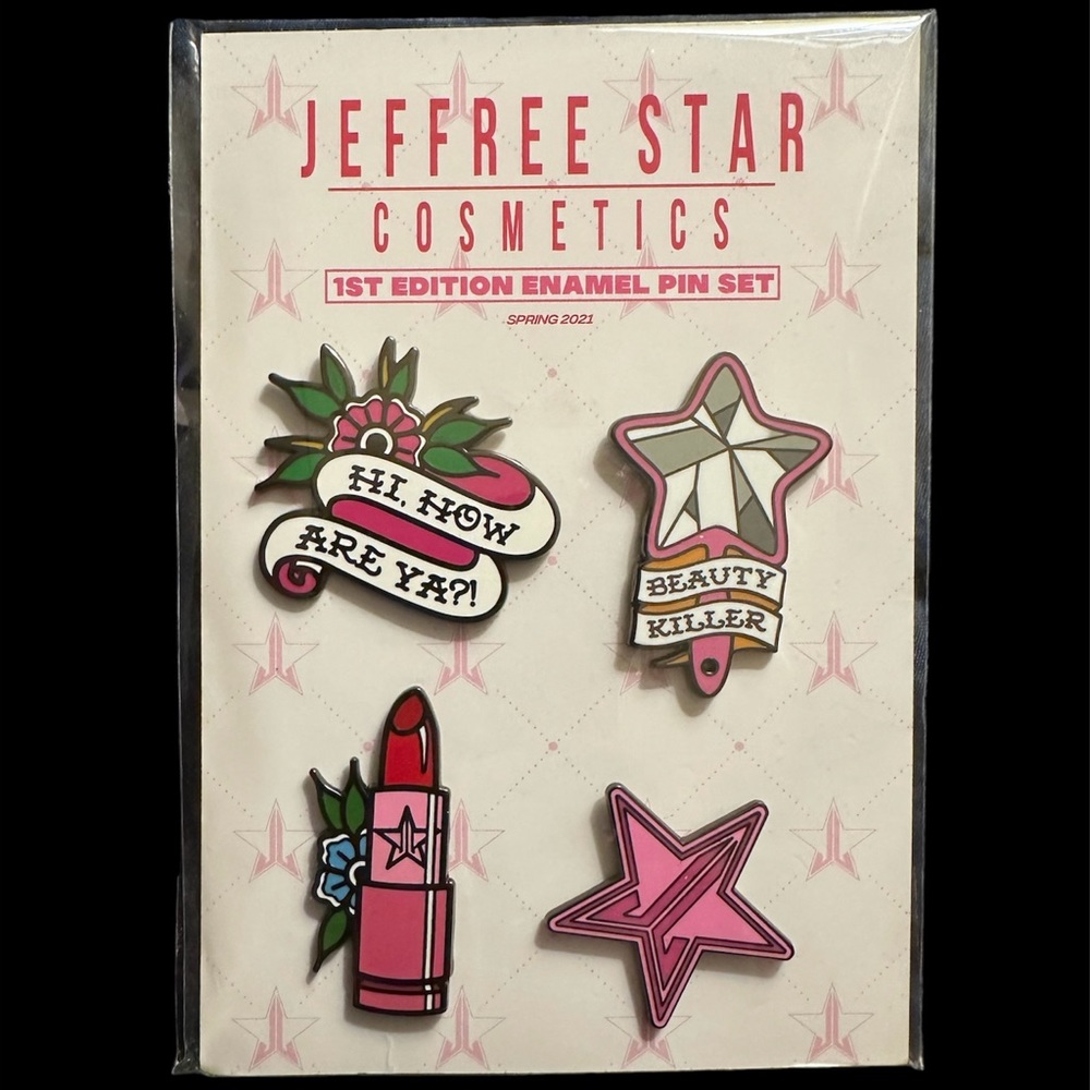 Jeffree Star 1st Edition Enamel Pin Set